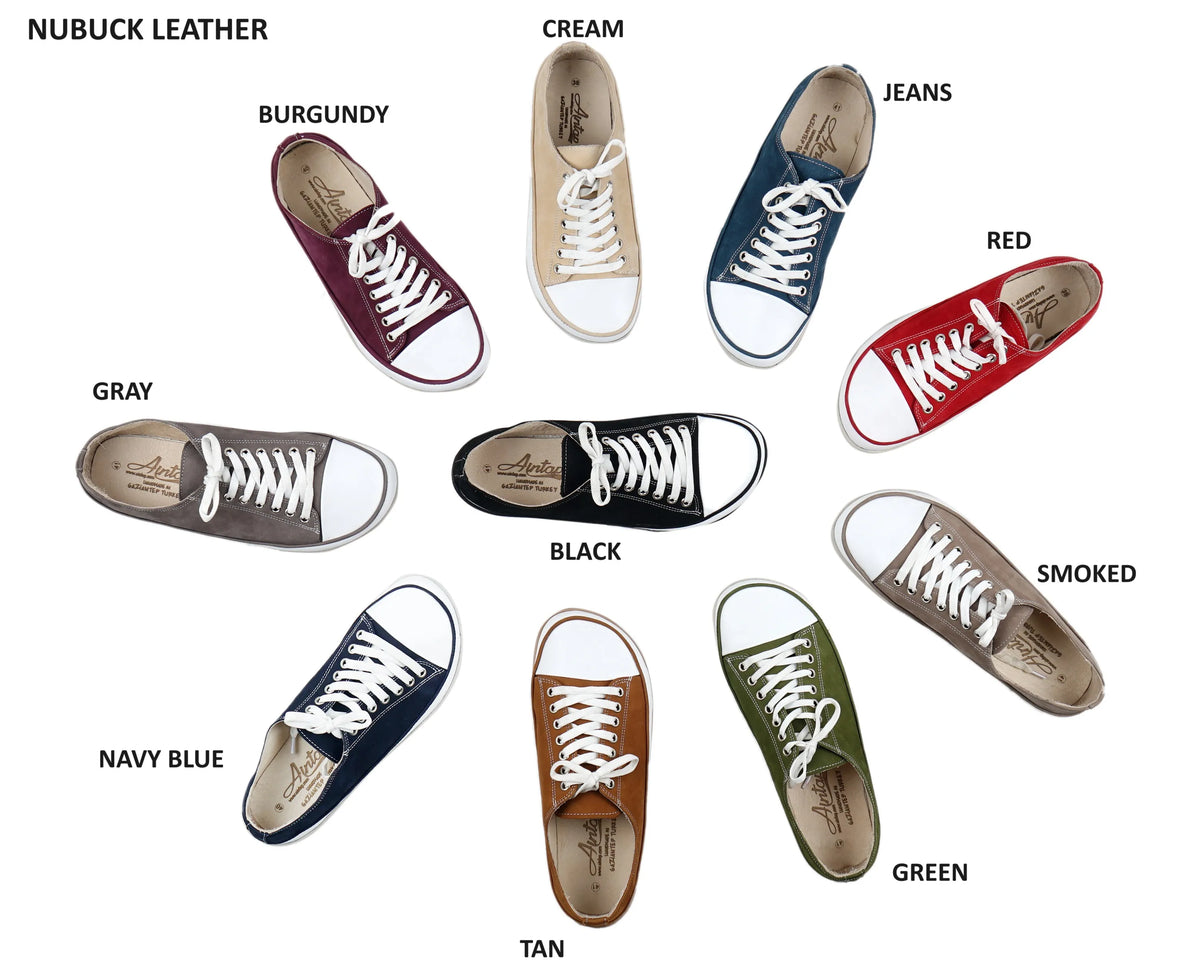 Nubuck Barefoot Converse Shoes – 6mm Rubber Sole – Navy Blue