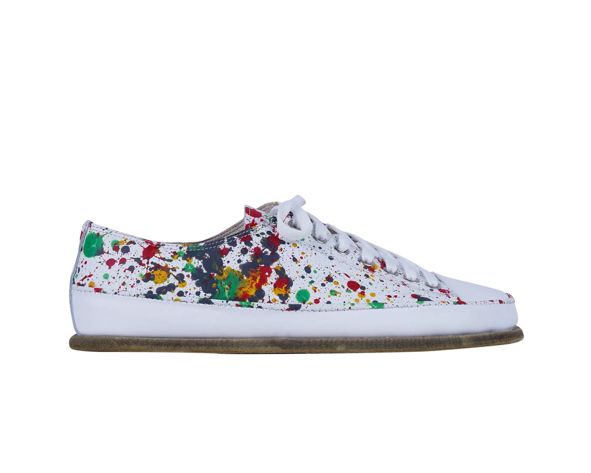 Splanter Barefoot Converse Shoes – Classic Sole — Leather Sole – White