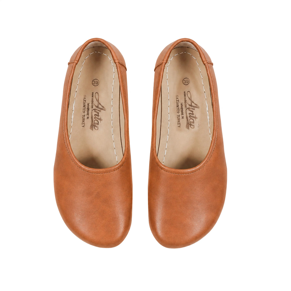 Crazy Barefoot Ballet Shoes – Rubber Sole – Honey Camel