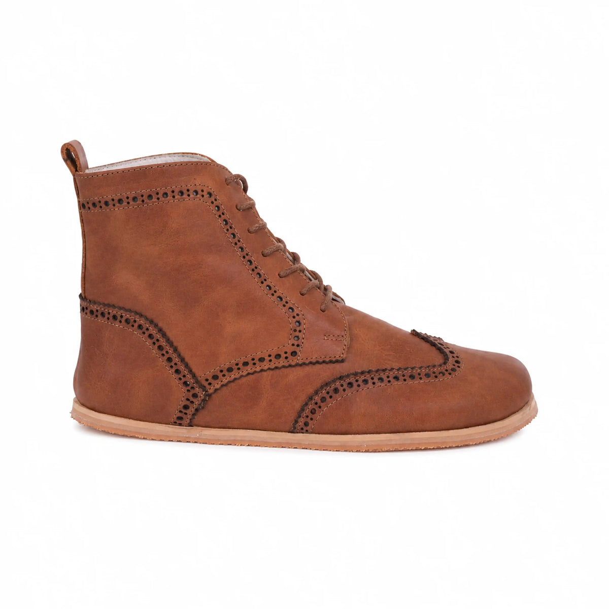 Crazy Barefoot Moccasin Boots Shoes – Eva Outsole – Honey Camel
