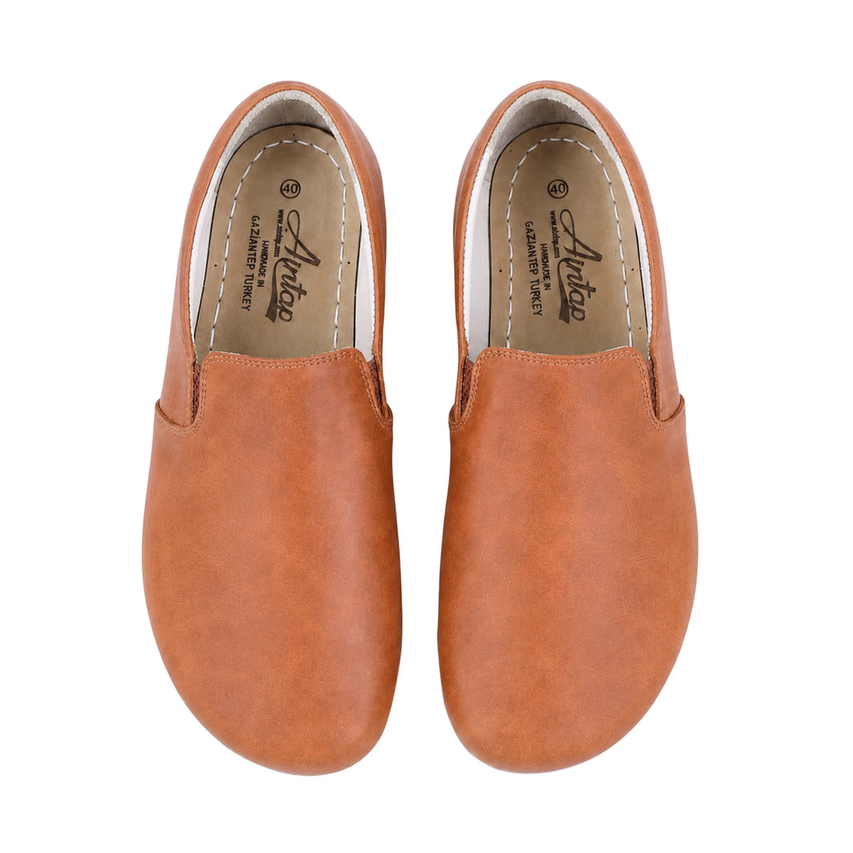 Crazy Barefoot Slip-On Shoes – Rubber Sole – Honey Camel