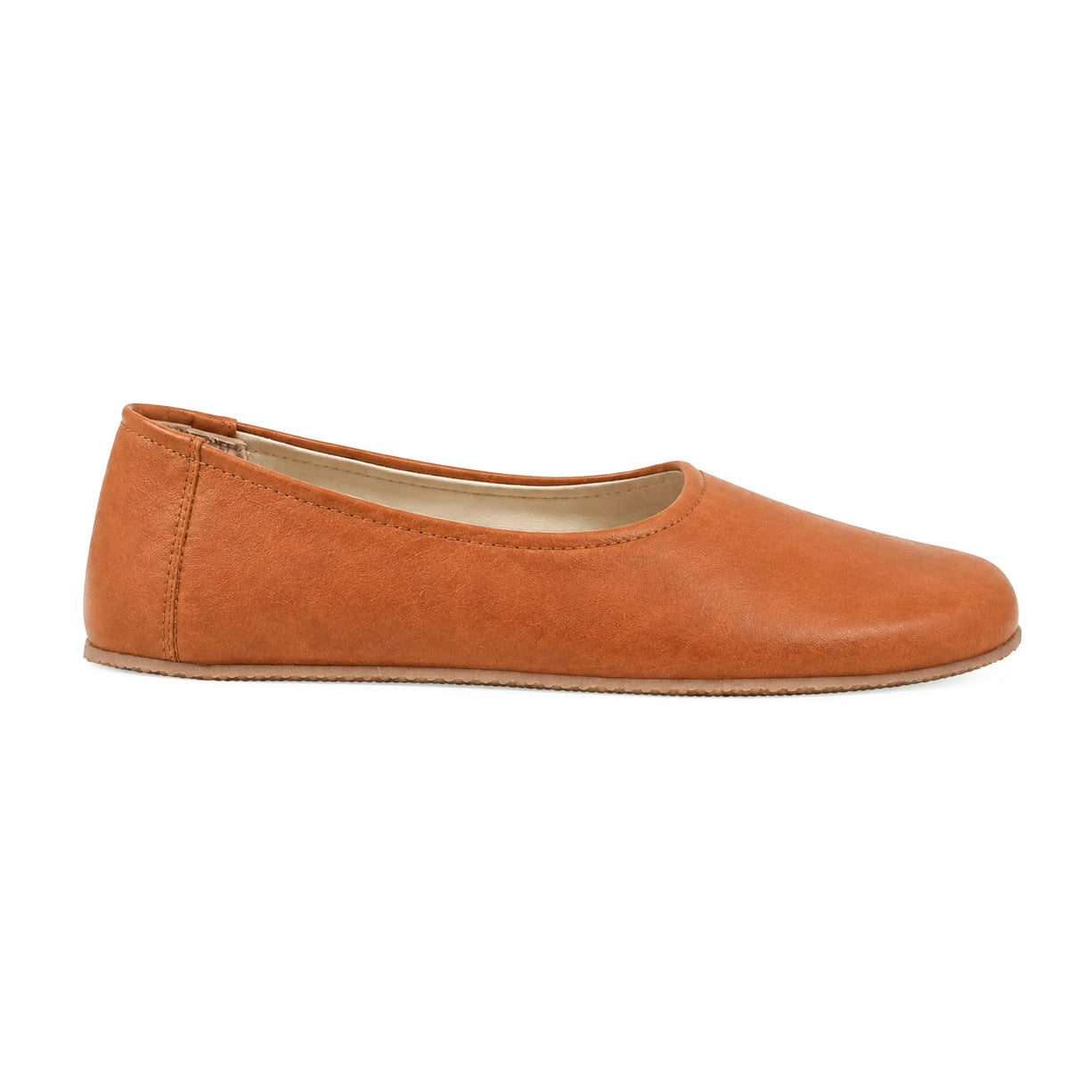 Crazy Barefoot Ballet Shoes – Rubber Sole – Honey Camel