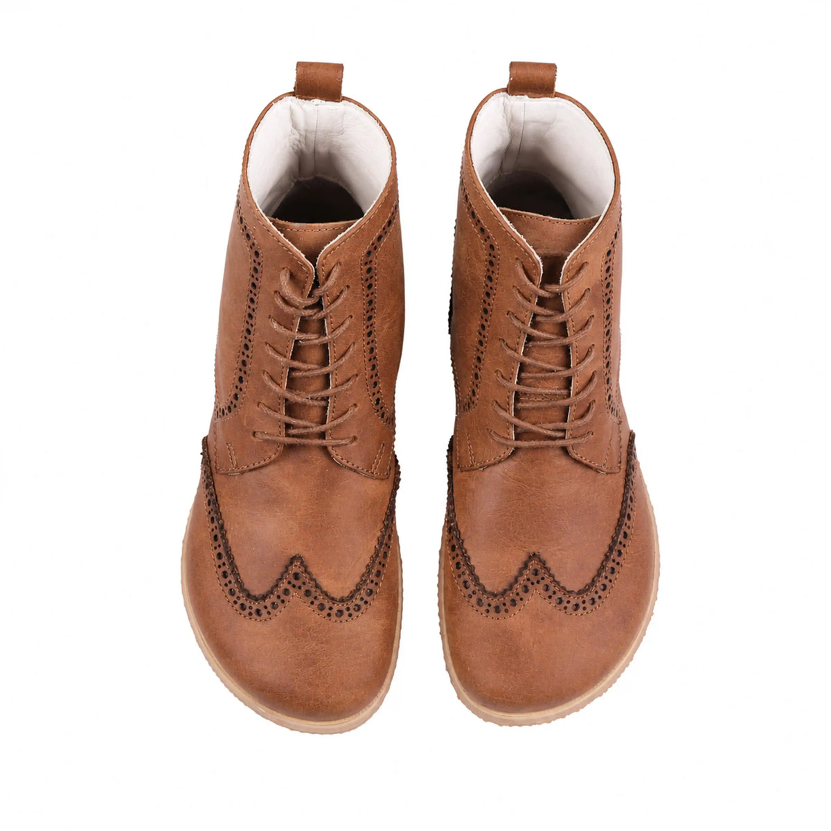 Crazy Barefoot Moccasin Boots Shoes – Eva Outsole – Honey Camel