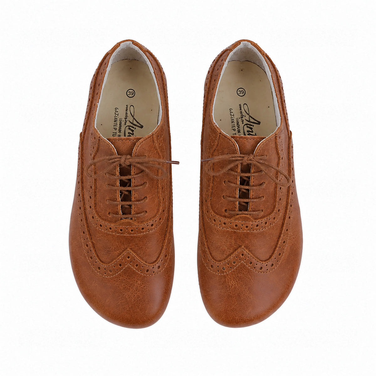 Crazy Barefoot Moccasin Shoes – Rubber Sole – Honey Camel