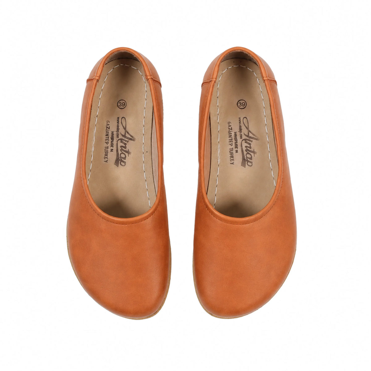 Crazy Barefoot Ballet Shoes – Classic Sole — Leather Sole – Honey Camel
