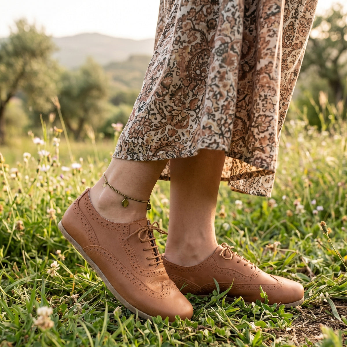 Crazy Barefoot Moccasin Shoes – Classic Sole — Leather Sole – Honey Camel