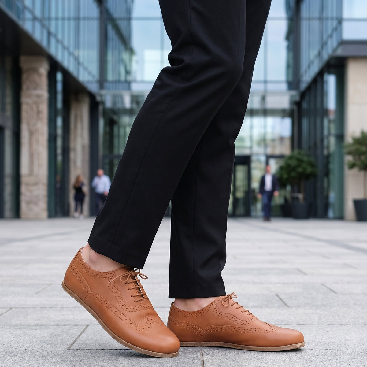 Crazy Barefoot Moccasin Shoes – Classic Sole — Leather Sole – Honey Camel
