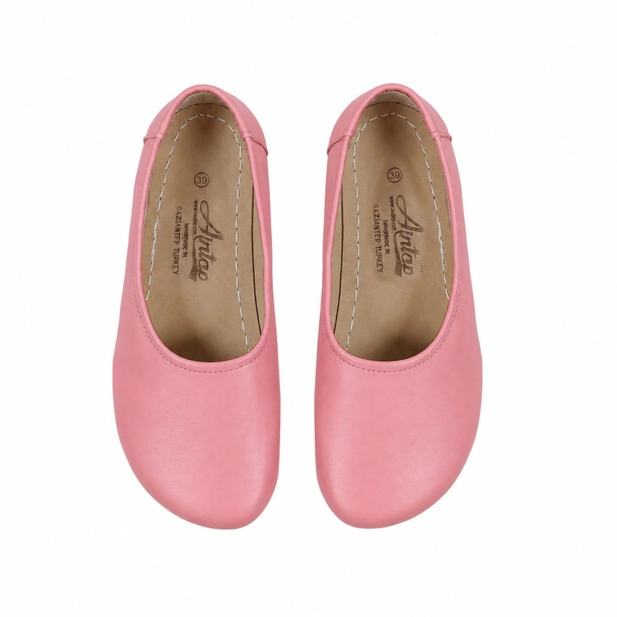 Smooth Barefoot Ballet Shoes – Rubber Sole – Pink