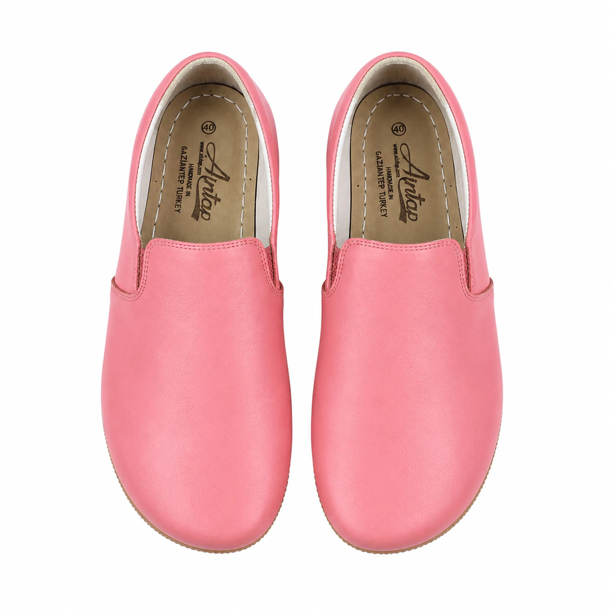 Smooth Barefoot Slip-On Shoes – Rubber Sole – Pink
