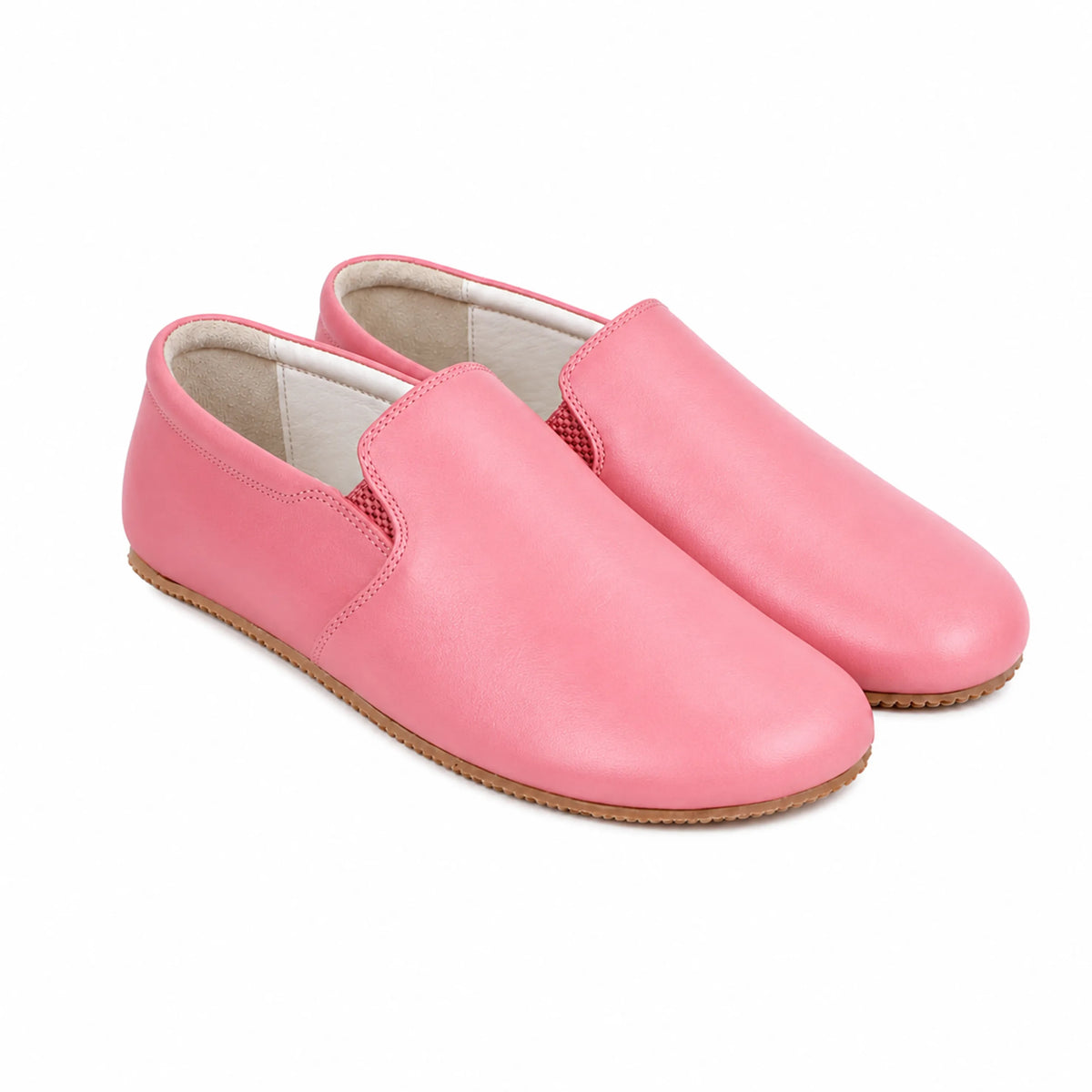 Smooth Barefoot Slip-On Shoes – Rubber Sole – Pink