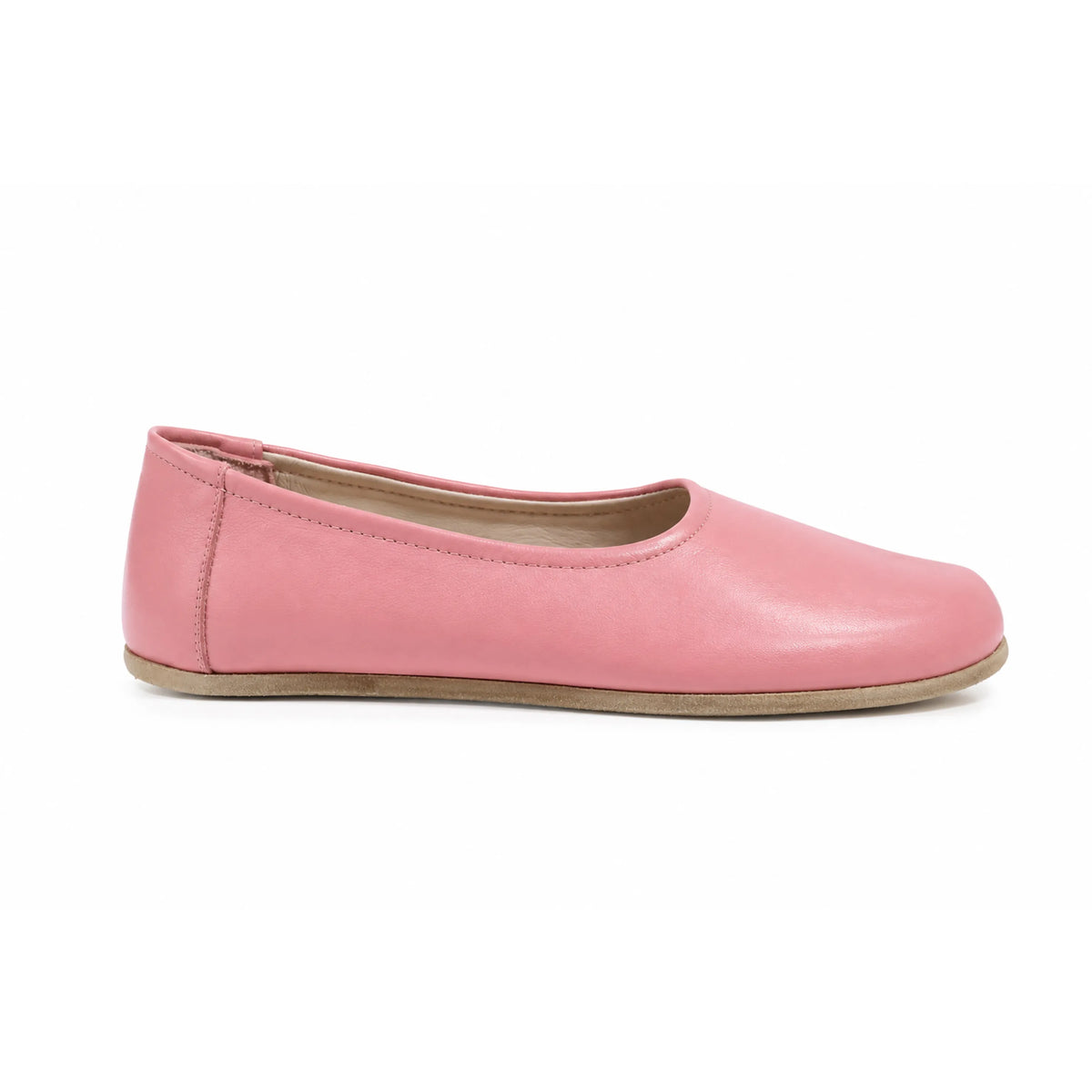Smooth Barefoot Ballet Shoes – Classic Sole — Leather Sole – Pink