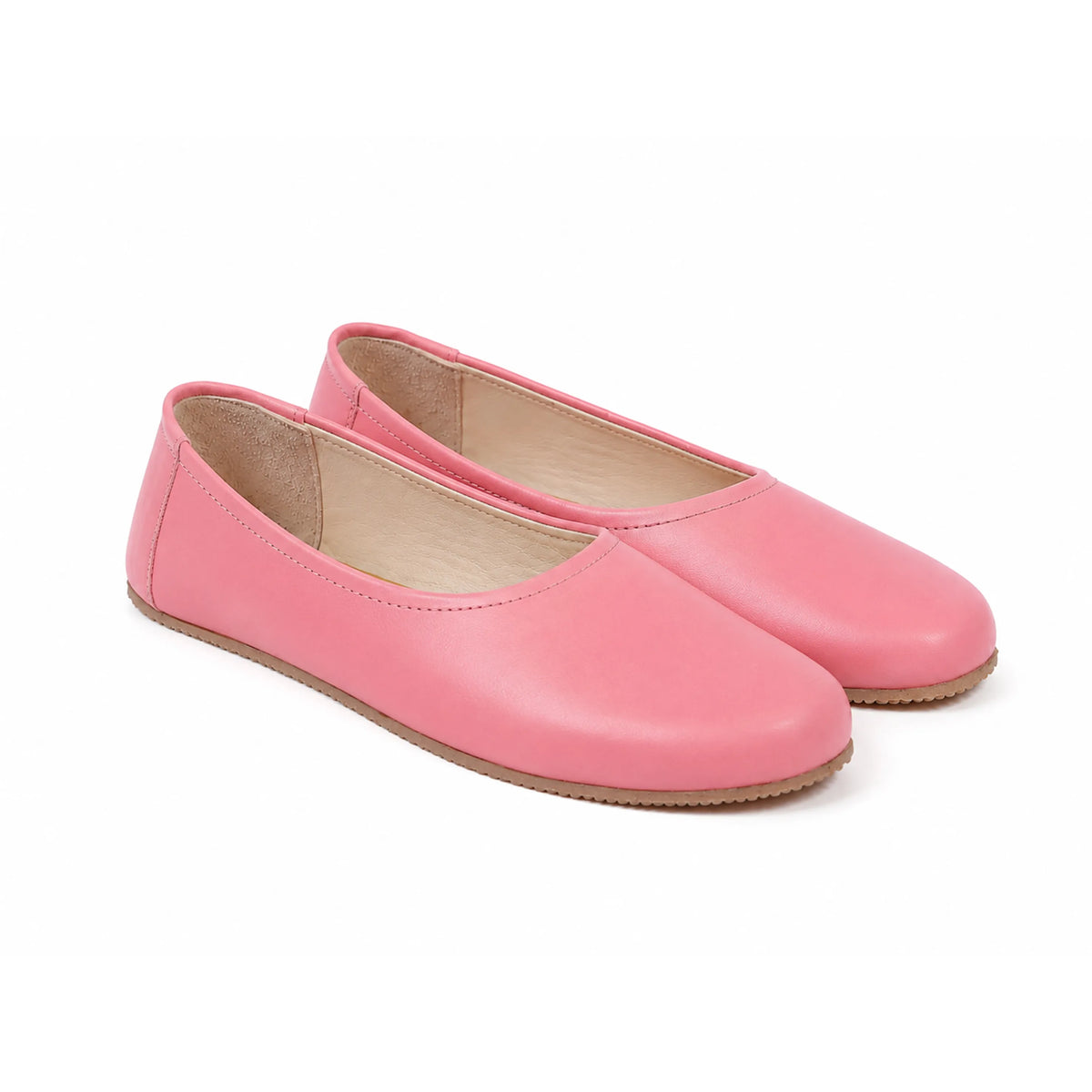 Smooth Barefoot Ballet Shoes – Rubber Sole – Pink