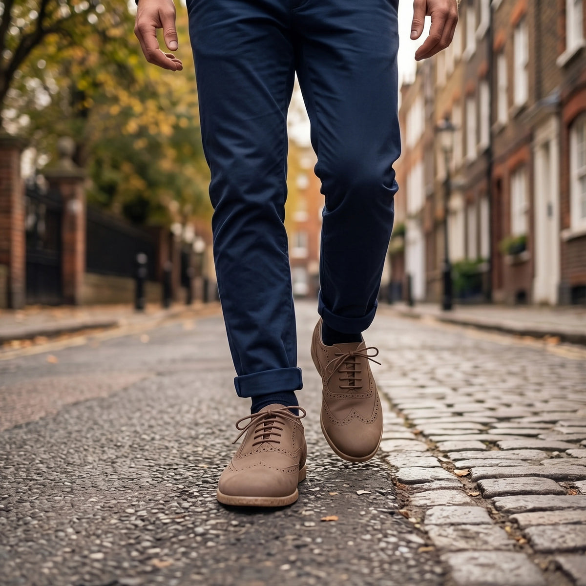 Nubuck Barefoot Moccasin Shoes – Classic Sole — Leather Sole – Smoked