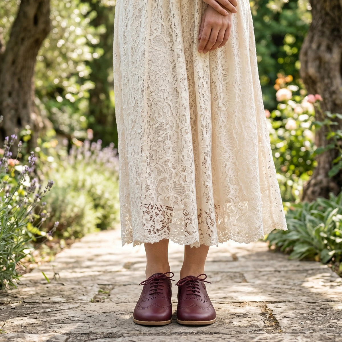Smooth Barefoot Moccasin Shoes – Classic Sole — Leather Sole – Burgundy