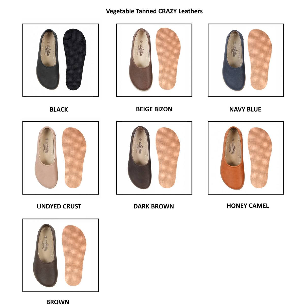 Crazy Barefoot Ballet Shoes – Rubber Sole – Honey Camel