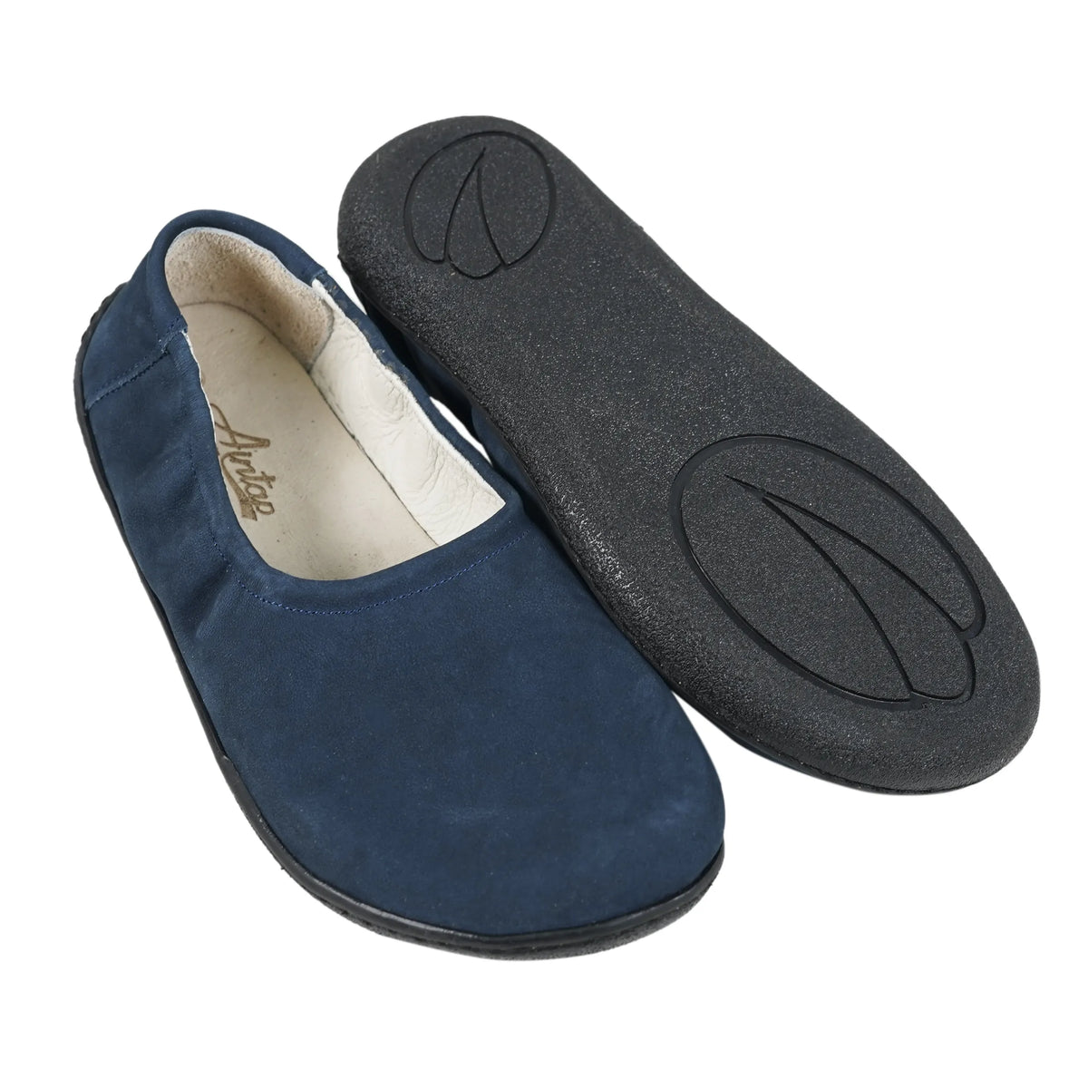 Nubuck Barefoot Ballet Shoes – 6 mm Rubber Sole – Jeans
