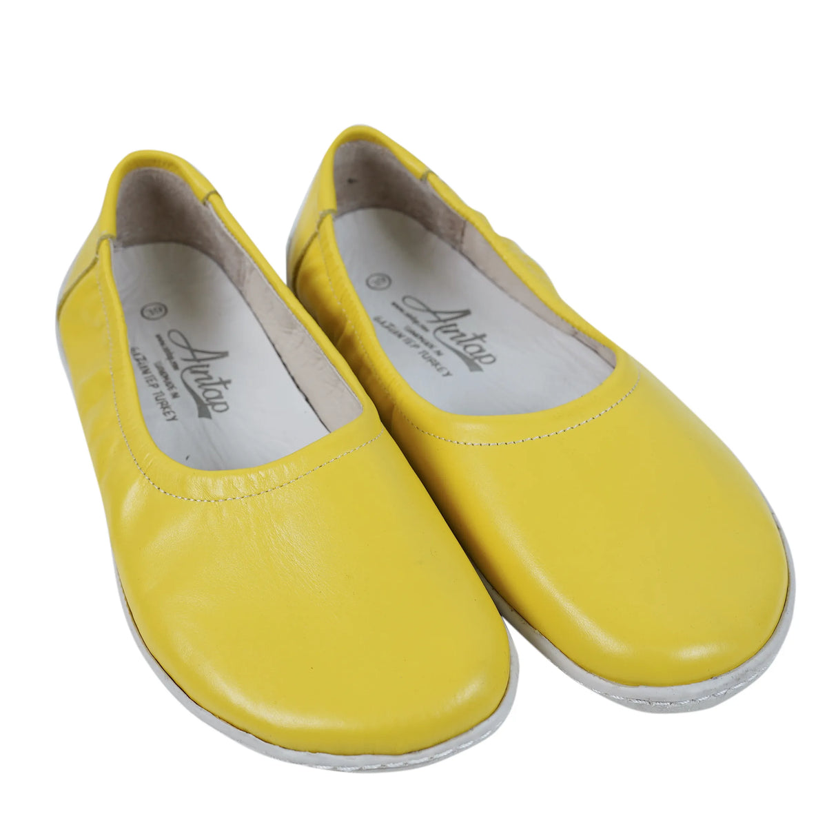 Smooth Barefoot Ballet Shoes –6 mm Rubber Sole – Yellow