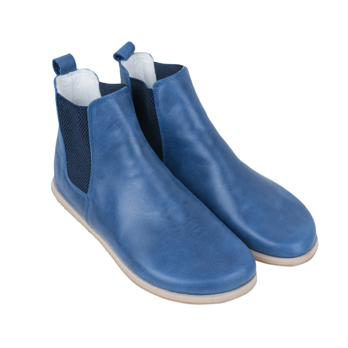 Crazy Barefoot Chelsea Boots Shoes – Eva Outsole – Navy Blue