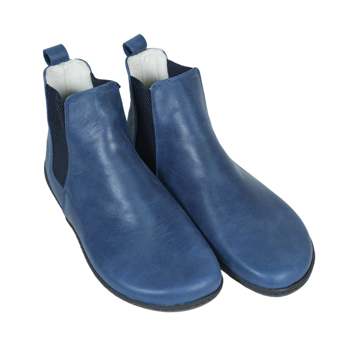 Crazy Barefoot Ankle Boots Shoes – 6mm Rubber Sole – Navy Blue