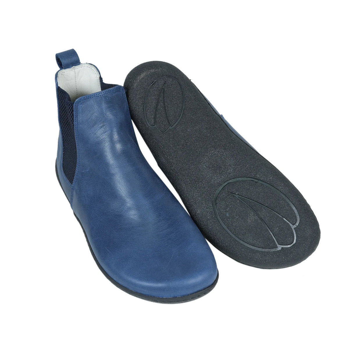 Crazy Barefoot Ankle Boots Shoes – 6mm Rubber Sole – Navy Blue