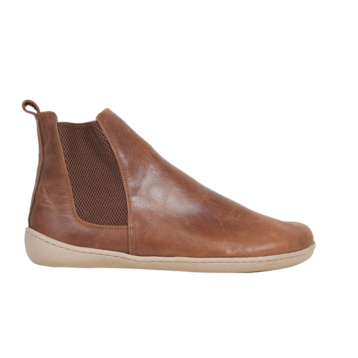 Crazy Barefoot Ankle Boots Shoes – 6mm Rubber Sole – Brown