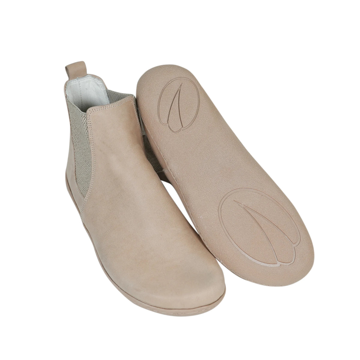 Crazy Barefoot Chelsea Boots Shoes – 6mm Rubber Sole – Undyed Crust