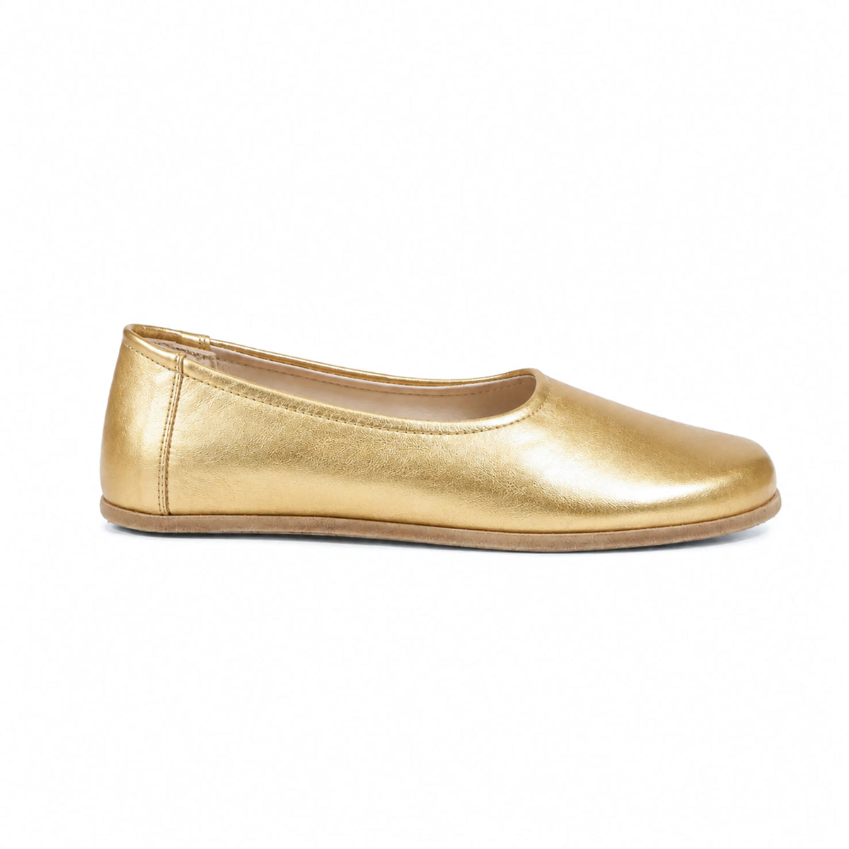 Bright Barefoot Ballet Shoes – Classic Sole — Leather Sole – Gold
