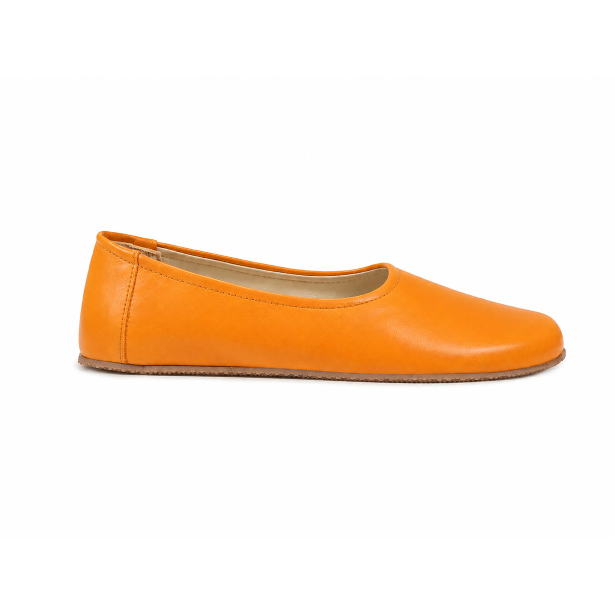 Smooth Barefoot Ballet Shoes – Rubber Sole – Mustard