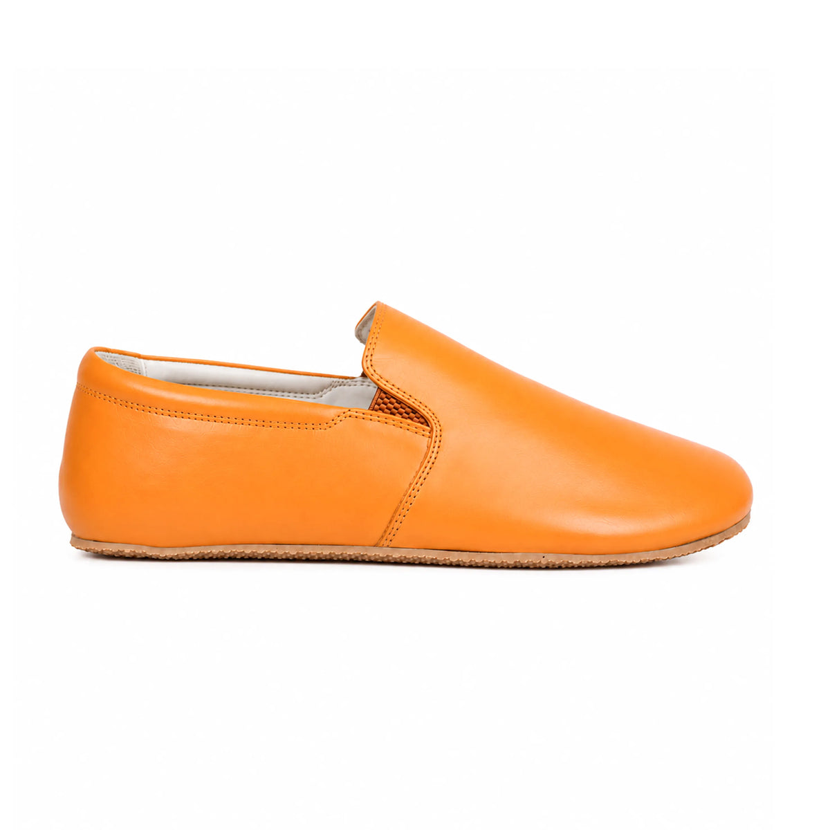 Smooth Barefoot Slip-On Shoes – Rubber Sole – Mustard