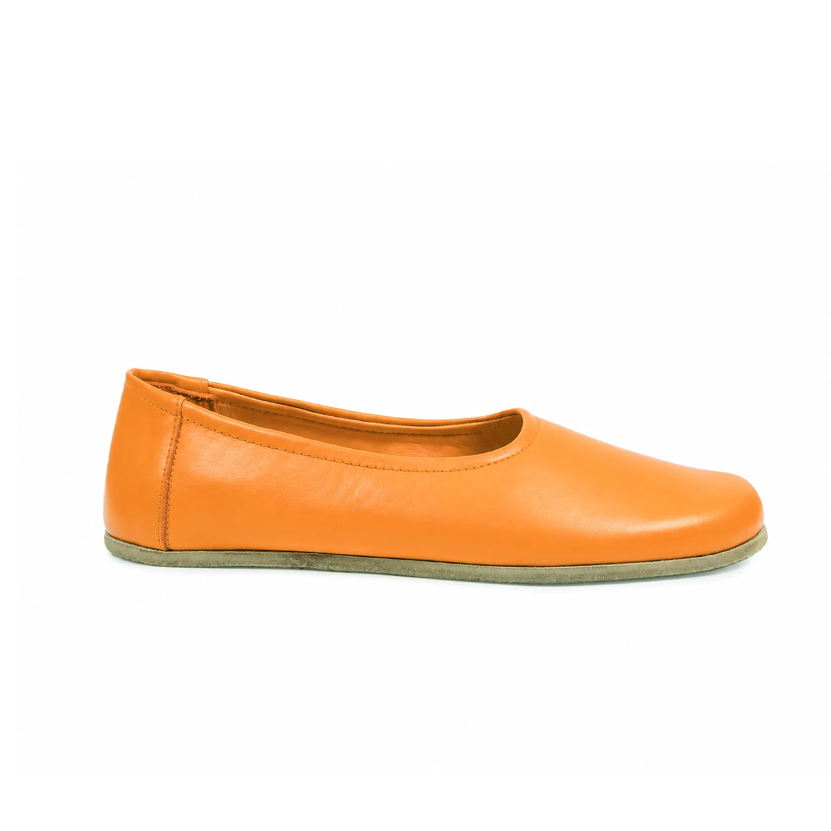 Smooth Barefoot Ballet Shoes – Classic Sole — Leather Sole – Mustard