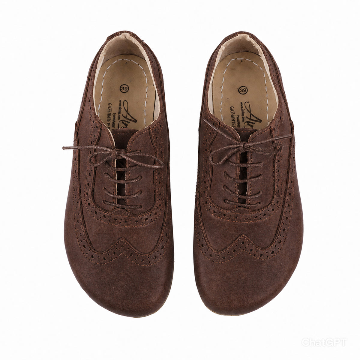 Crazy Barefoot Moccasin Shoes – Classic Sole — Leather Sole – Brown
