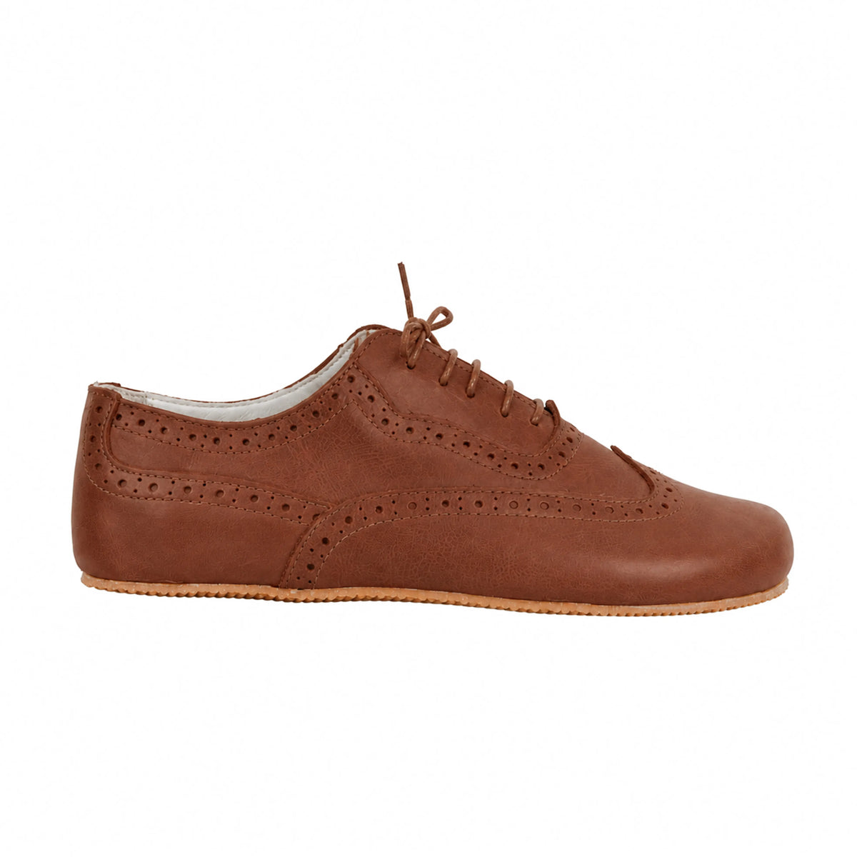 Smooth Barefoot Moccasin Shoes – Rubber Sole – Brown