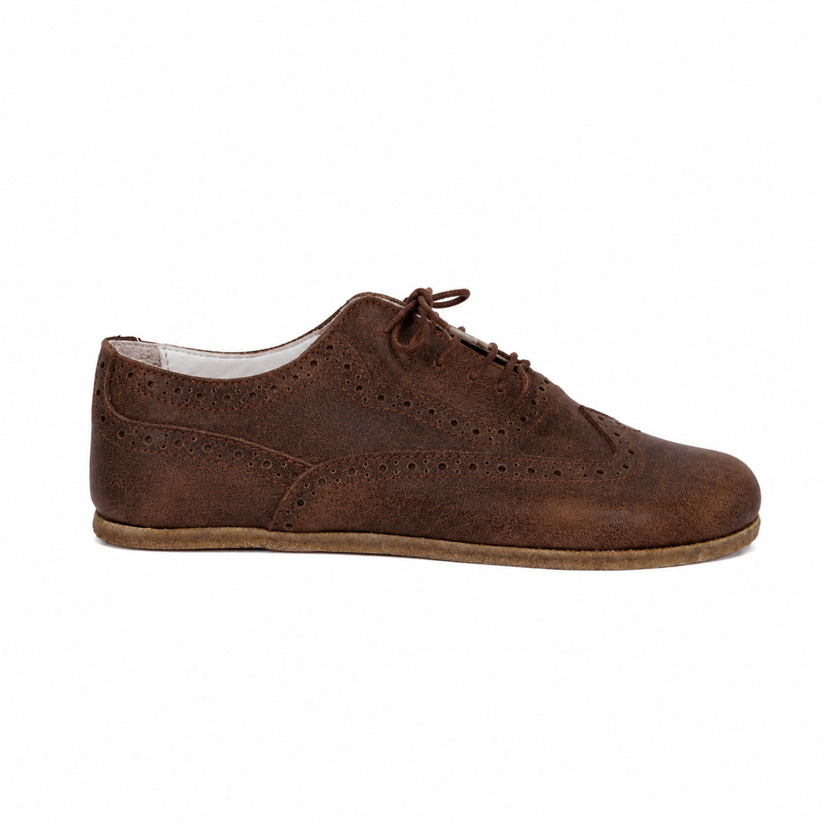 Crazy Barefoot Moccasin Shoes – Classic Sole — Leather Sole – Brown