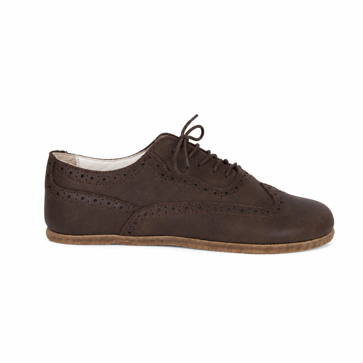 Crazy Barefoot Moccasin Shoes – Classic Sole — Leather Sole – Dark Brown