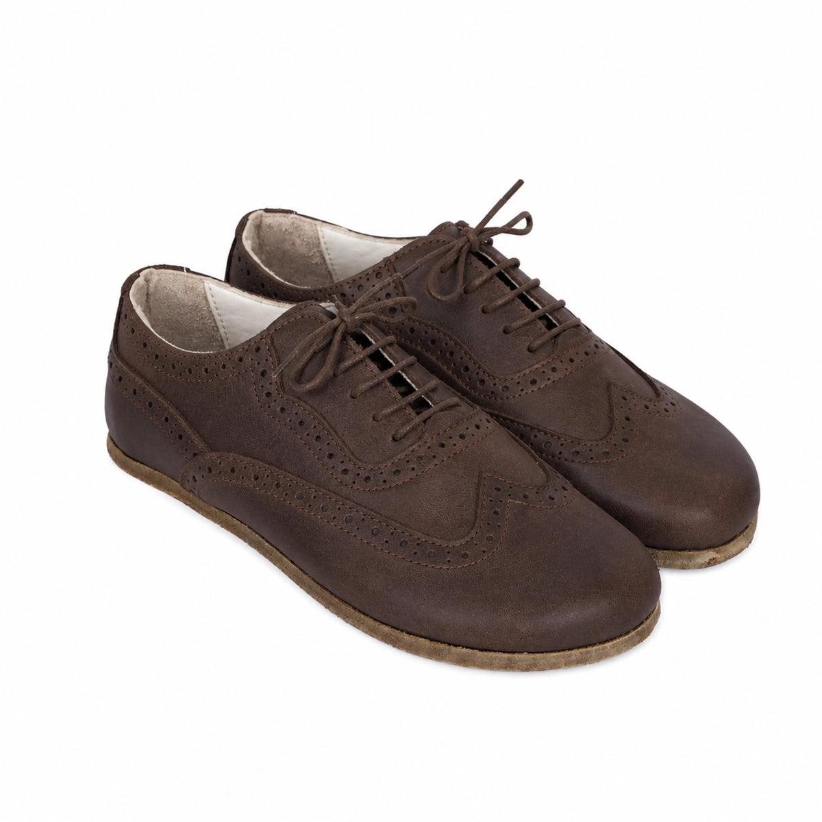 Crazy Barefoot Moccasin Shoes – Classic Sole — Leather Sole – Dark Brown
