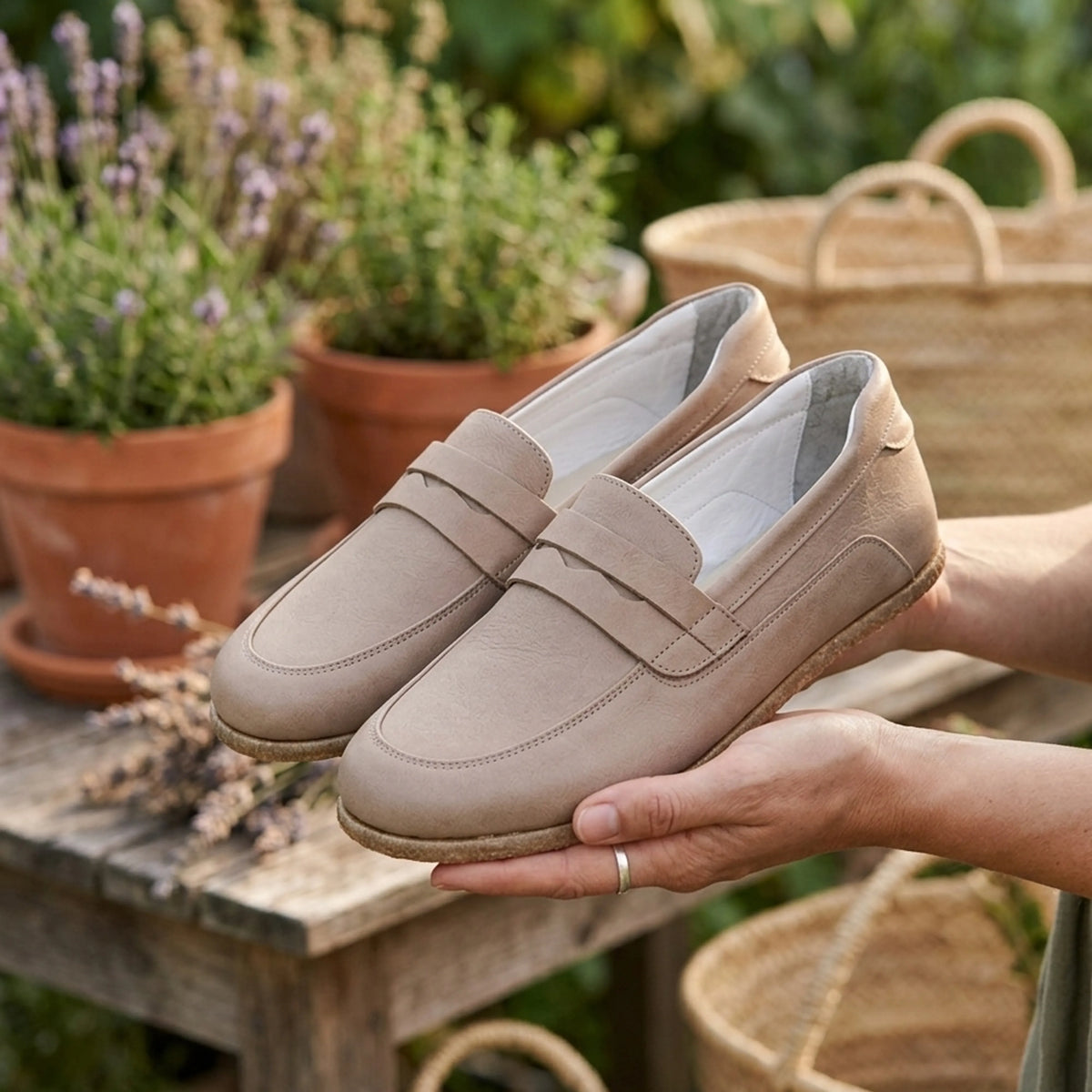 Crazy Barefoot Penny Loafer Shoes – Classic Sole — Leather Sole – Undyed Crust