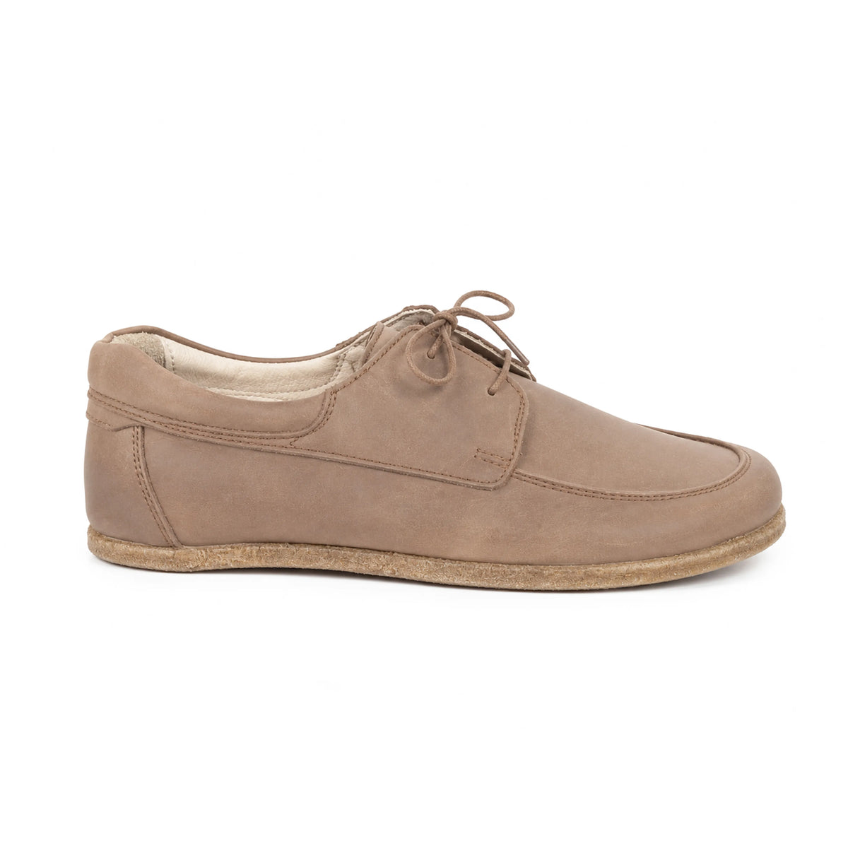 Crazy Barefoot Laces Penny Loafer Shoes – Classic Sole — Leather Sole – Undyed Crust