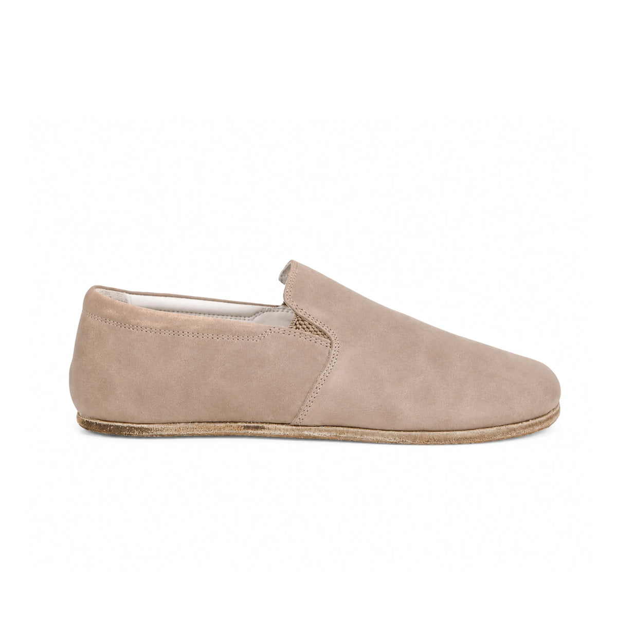 Crazy Barefoot Slip-On Shoes – Classic Sole — Leather Sole – Undyed Crust