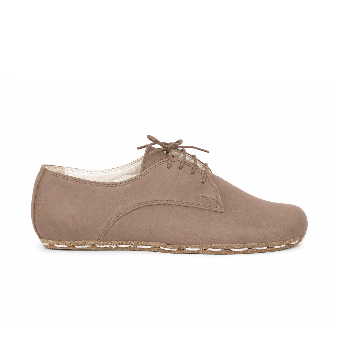 Crazy Barefoot Oxford Shoes — Leather Sole – Undyed Crust