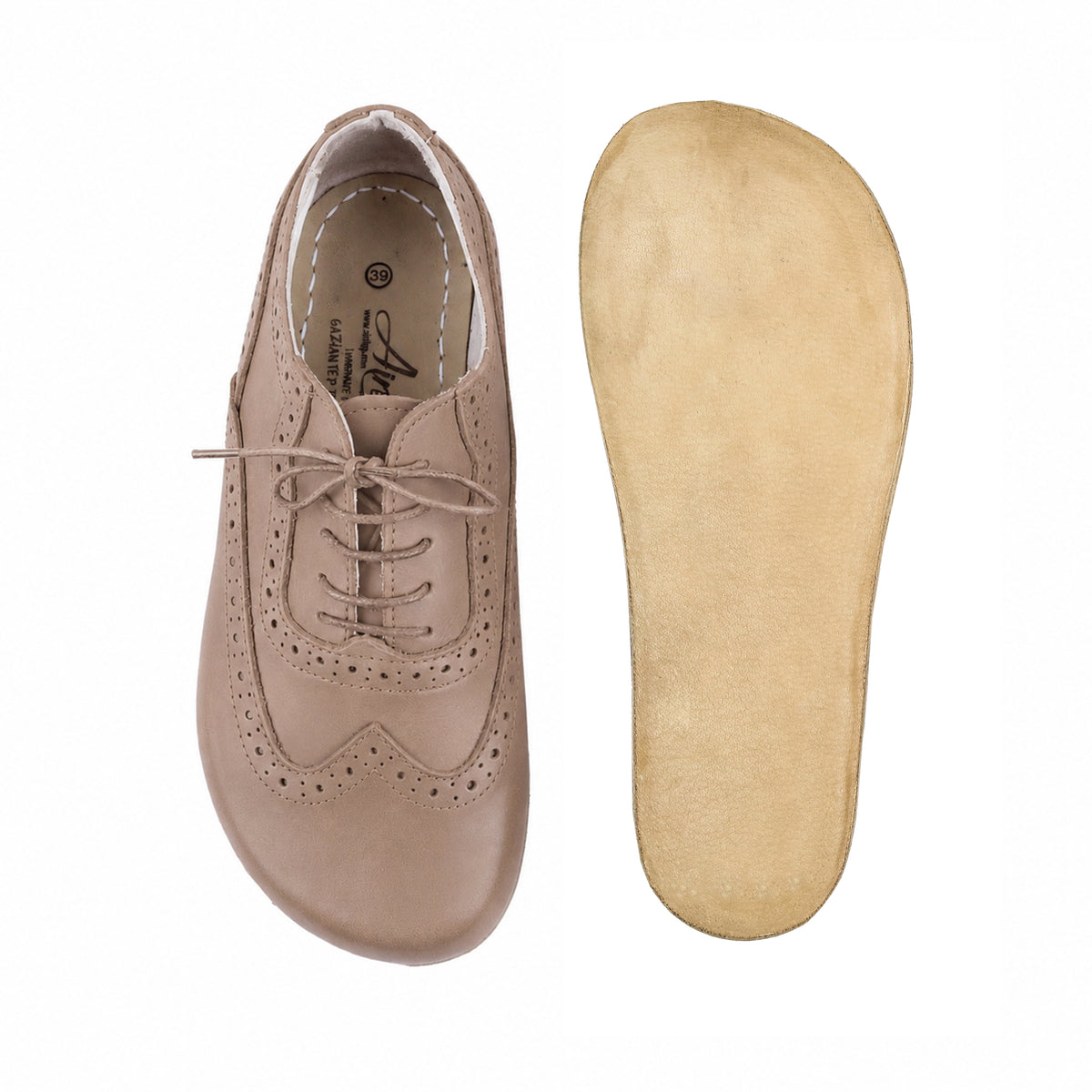 Crazy Barefoot Moccasin Shoes – Classic Sole — Leather Sole – Undyed Crust
