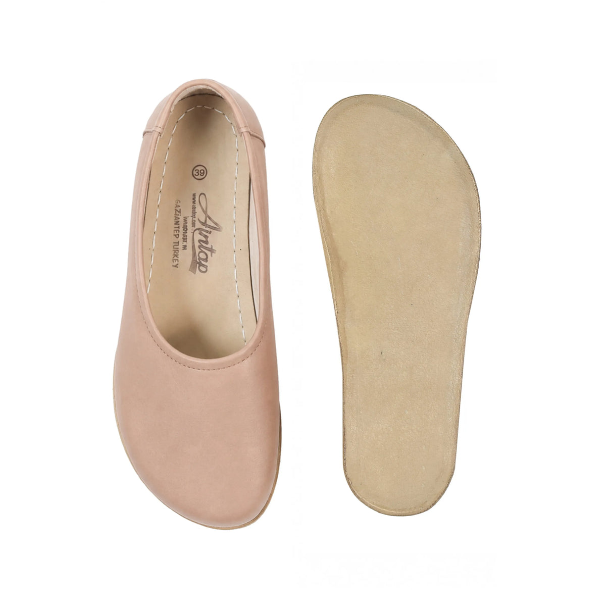 Crazy Barefoot Ballet Shoes – Classic Sole — Leather Sole – Undyed Crust