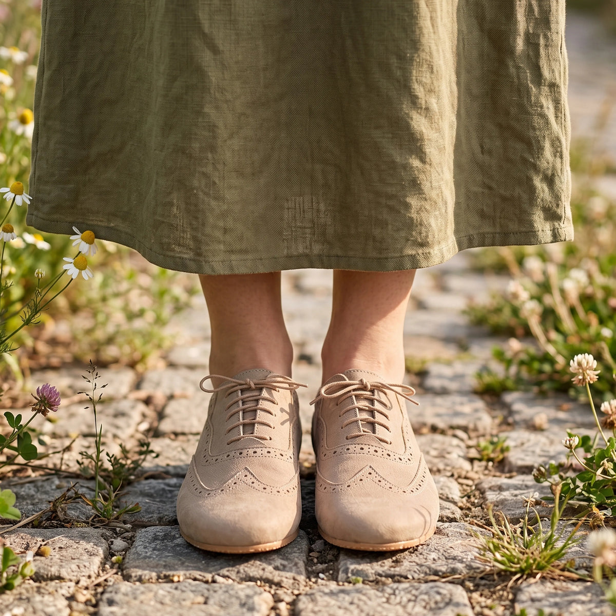 Crazy Barefoot Moccasin Shoes – Rubber Sole – Undyed Crust