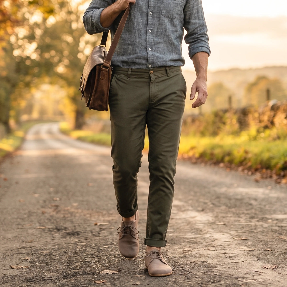 Crazy Barefoot Oxford Shoes – Rubber Sole – Undyed Crust