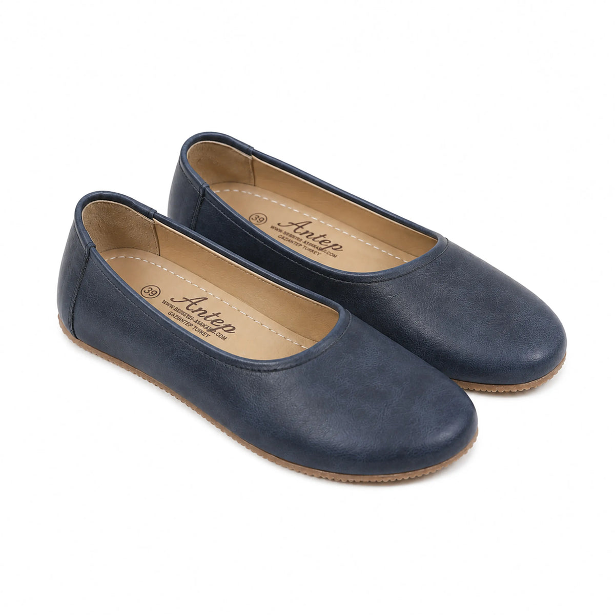 Crazy Barefoot Ballet Shoes – Rubber Sole – Navy Blue