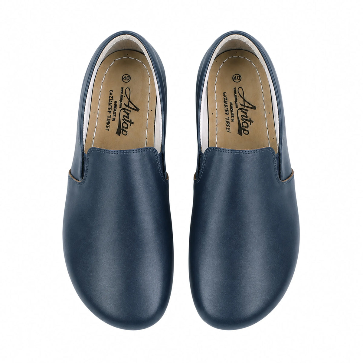 Smooth Barefoot Slip-On Shoes – Rubber Sole – Navy Blue