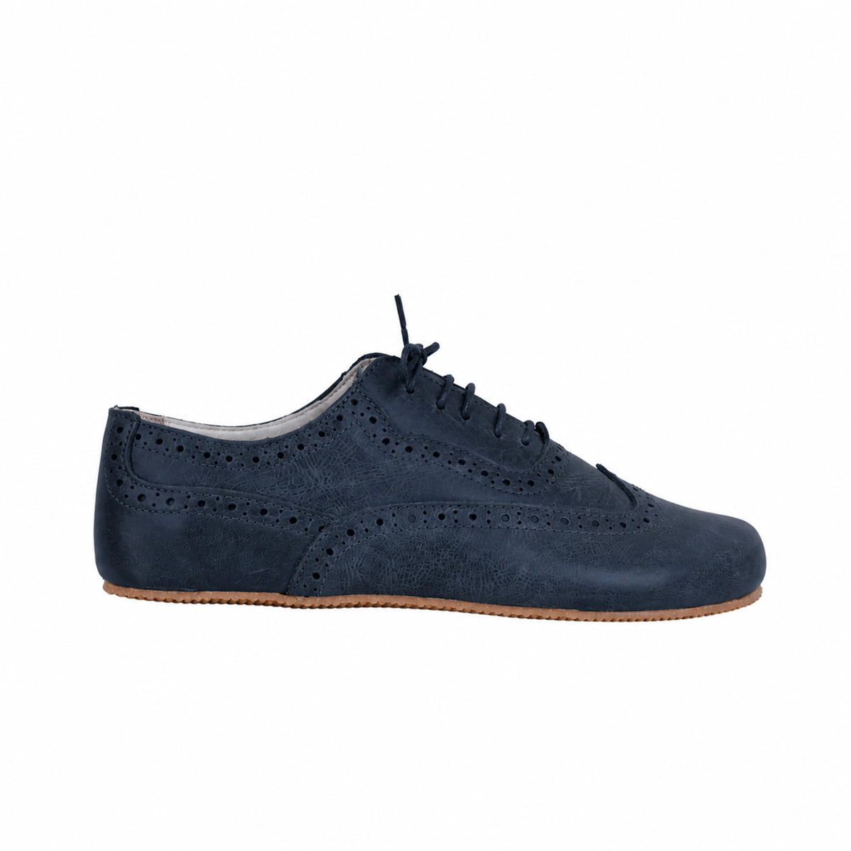 Crazy Barefoot Moccasin Shoes – Rubber Sole – Navy Blue
