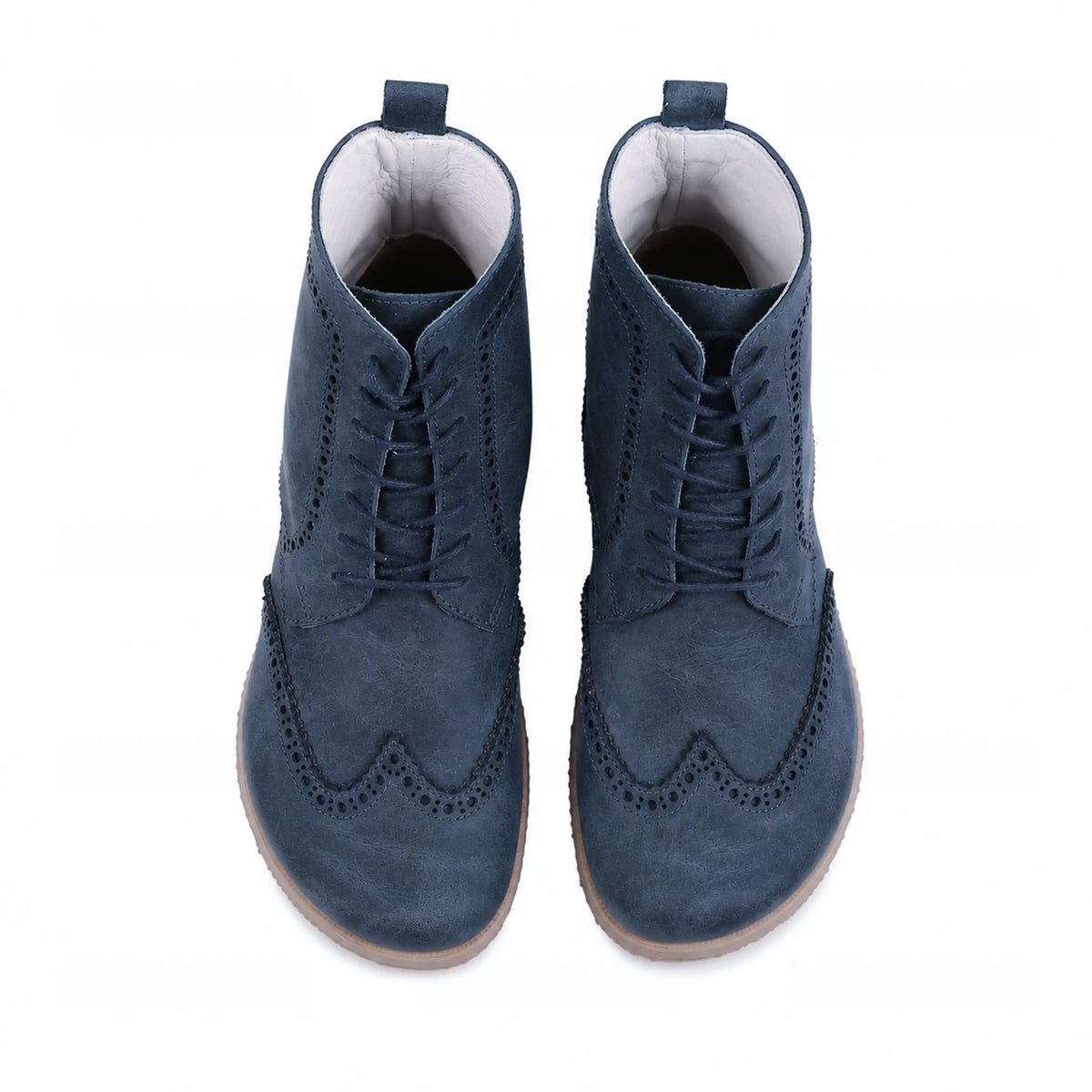 Crazy Barefoot Moccasin Boots Shoes – Eva Outsole – Navy Blue