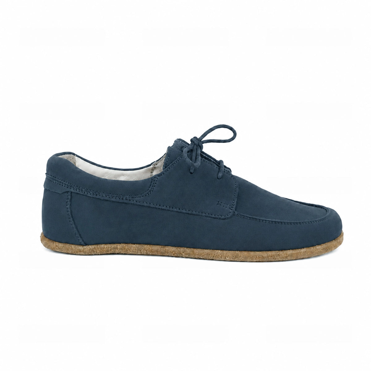 Nubuck Barefoot Laces Penny Loafer Shoes – Classic Sole — Leather Sole – Jeans