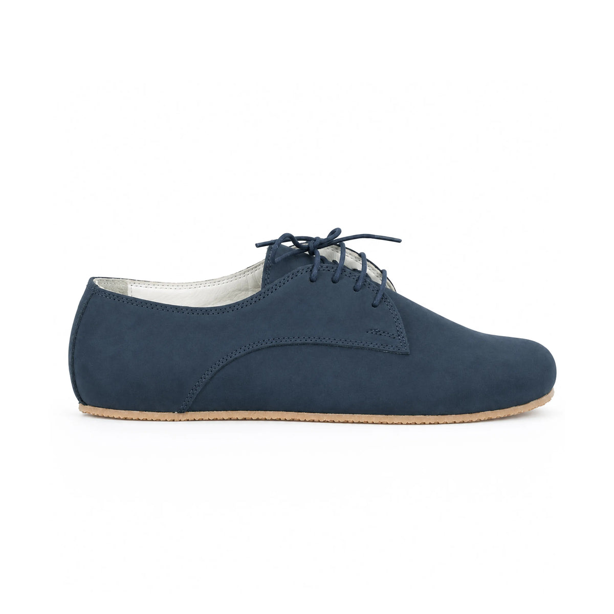 Nubuck Barefoot Oxford Shoes – Rubber Sole – Jeans