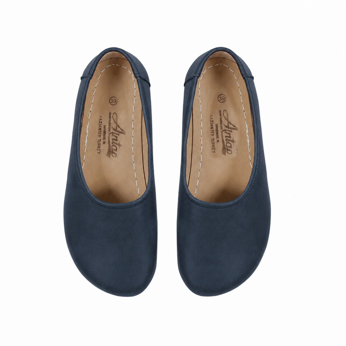 Nubuck Barefoot Ballet Shoes – Rubber Sole – Jeans